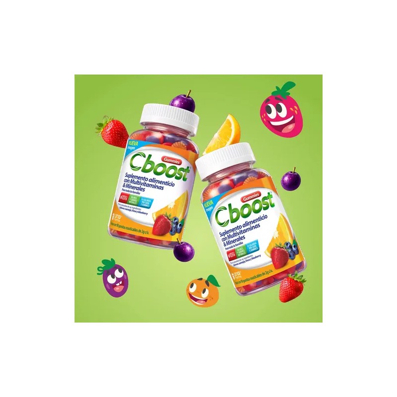 C-Boost - Gomitas Kids con Vitamina C, Libre de gluten,