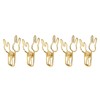 100pcs Binder Clips Cute Cartoon Rabbit Shape Metal Hollowed Long