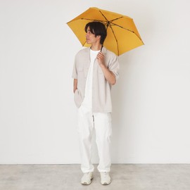 Moonbat 10298 3 Second Urawaza Slim, Lightweight, Folding Umbrella, UV Protection, Rain or Shining, canary