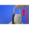 Japanese Lock Service ABUS Number Style Padlock, 155 Series, 20