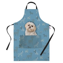 Bang Tidy Clothing Shih Tzu Gifts for Dog Lovers Owners - Cooking Baking Aprons - Kitchen Apron Gift for Women Men Bakers and Cooks