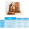TREE FORK FSC-Certified Natural Weru Wood Kitchen Utensils for Cooking,
