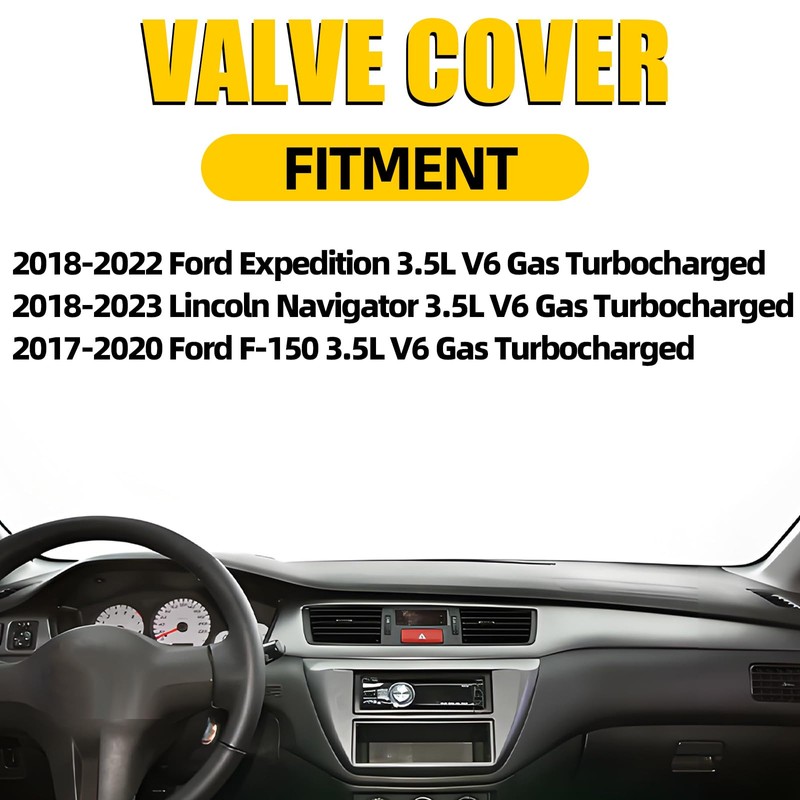 MILIPARTS Engine Valve Cover Left Side Compatible with 2017-2022 Ford