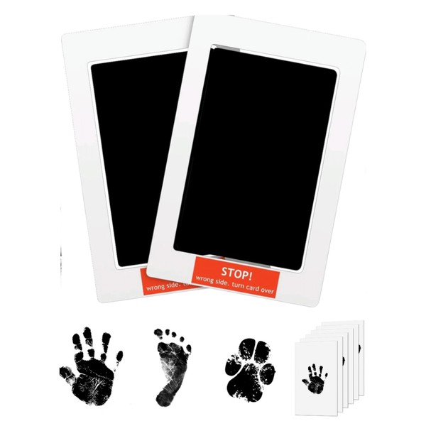 Footprint and Hands Set for Babies, Dog Paw Ink Pad, Clean Touch Ink Pad, Dog Print Kit for Newborns, Animal Print Reminders
