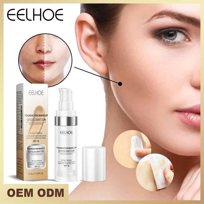EELHOE Discoloration Foundation - Shade Adjusting, Hydrating, SPF 15, All