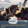 Narcilors Universal Turn Signal Switch 12V 7 Wires with Mounting