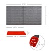 DURHAND 54 Pieces Pegboard and Shelf Tool Organizer, Wall Mounted