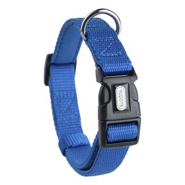 YUDOTE Adjustable Nylon Dog Collar with Soft Neoprene Padding for Puppies Small Sized Dogs Neck 25-38cm Blue