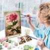 ATDMS Paint by Numbers Kit for Adults with Easel Flowers