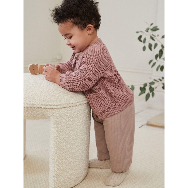 NEXT Baby Girls' Standard Cardigan Cream Bunny 56-62