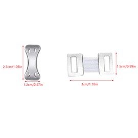ArrErr 60 Pack Bandage Clips 2 Type Stretchy + Aluminum Elastic Wrap Replaceable Clasp Fastener Tightener for Various Types Bandages Ribbons Wraps Rolls Medical Sports First Aid Gear