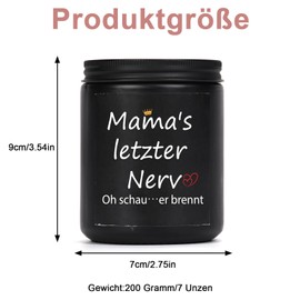 Geschenke für Mama, Mama Geschenk, geschenk muttertag，muttertag geschenk，200g Lavendel Duftkerzen Geschenk Mama Geburtstagsgeschenk für Mama Geschenk für Mama an Weihnachten Mutter Muttertagsgeschenk
