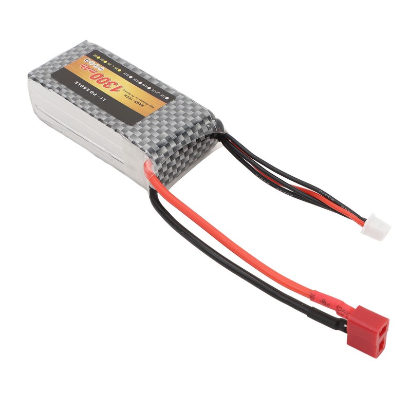 RC LiPo Battery 11.1V 1300mAh 3s with 25CT Connector Lithium