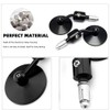 goodfitment - Bar End Motorcycle Mirrors, Universal Round 7/8" Handle