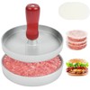 Burger Press with 100 Sheets Non-Stick Paper Food Grade Cast