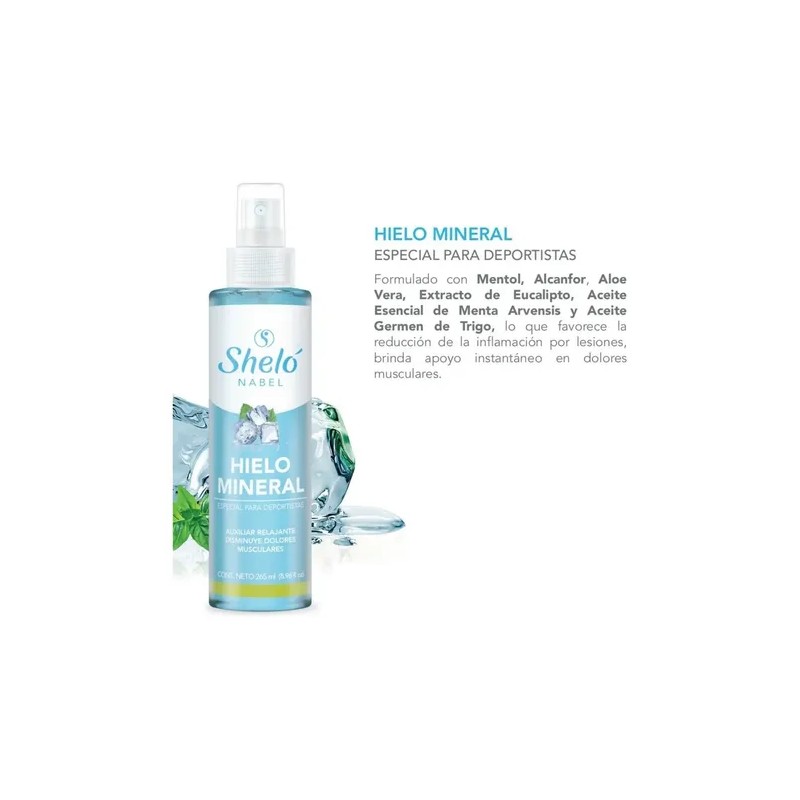 Pack Sheló Para Varices Crema Vr-c + Hielo Mineral