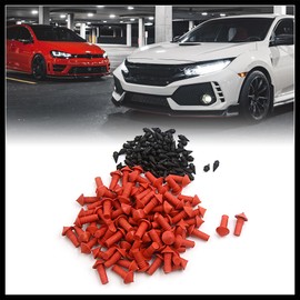 Hihaha 170Pcs Car Mushroom Shaped Tire Repair Insert Plugs Red Black Item Replacement Durable Material