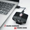 LHOTSE Ultra Bright Mini Hands Free LED Clip on Cap