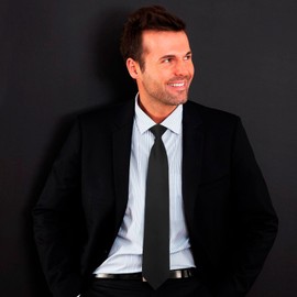 GHTIYLP Clip on Ties for Men Pre-tied Mens Tie, Solid Color Neck Ties Mens for Work Uniform Wedding Party Casual (Black)