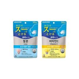 미카쿠토 순간서플리 비타민C 60g + 철분 60g Mikakuto Instant Supplement Vitamin C 60g + Iron 60g