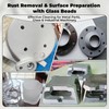 Glass Bead Media for Sandblasting – 8LB Non-Silica Reusable Blasting
