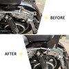 Sissy Bar, PSLER Motorcycle Detachable Backrest Passenger Purpose Seat Back