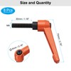 sourcing map 8pcs Lever Adjustable Handles M8 x 30mm Metric