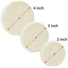 Buffing Polishing Wheel For Drill - White Polishing Wheel Cone/Column/Mushroom/T