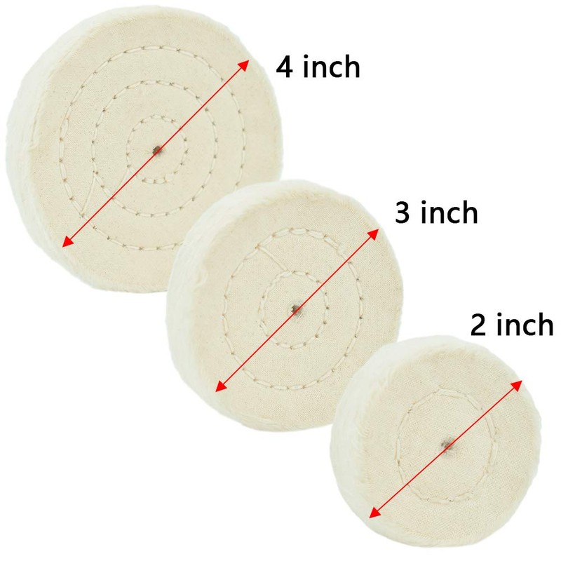 Buffing Polishing Wheel For Drill - White Polishing Wheel Cone/Column/Mushroom/T