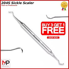 INSTUMAX® Sickle Scaler 204S Dental Hand Instruments Pro Periodontal Pick Hygiene Tool