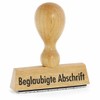 Warehouse Stamp - Certified Copy - Kaufhaus2010 Beech Wood Stamp