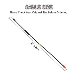 Door Latch Cable Compatible with 2007-2014 Chevy Silverado Tahoe Yukon Sierra Escalade Inside Door Handle Latch Cable Replace# 924-481 22862028 (25.8Inch)