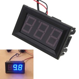 New 12V LED Display Digital Temperature Meter -50 - + 110 Celsius Thermometer Sensor (Blue)