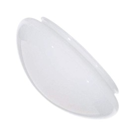 Satco 50-330 9.5-Inch Replacement Mushroom Glass Shade, 7-7/8 Inch Fitter, White (50/330) Look at pictures with dimensions BEFORE purchasing