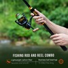 THKFISH Fishing Rod and Reel Combo with Backpack, 7FT Telescoping
