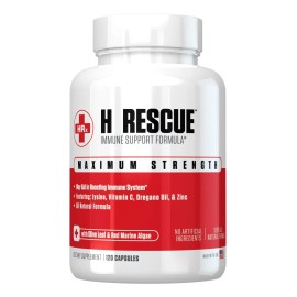 Rescue Cápsulas 120 Zinc Vitamina Lisina Orégano