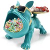 Huhote Resin French Bulldog Tray Statue, Bulldog Candy Dish Key