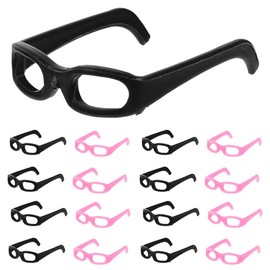 TOYANDONA 30pcs Small Doll Glasses Fancy Dress Glasses Plastic Edge Miniature Glasses for Dolls Costume Accessories