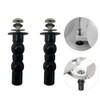 2 Pack Universal Toilet Seat Hinge Bolt Screw Blind Hole