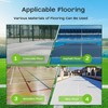 Reusable Pickball Court Stencil Kit – 44x20 ft Full-Size Stencil,
