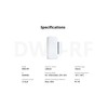 8PCS SONOFF DW2-RF-433MHZ Sensor Door Window Alarm Sensor RF 433Mhz