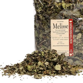 Bremer Gewürzhandel Melisse, Kräutertee lose, getrocknete Zitronenmelisse für Melissentee, 5 x 40g