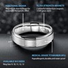 JEROOT Titanium Magnetic Rings, Magnetic Ring Men Women, Magnetic Rings