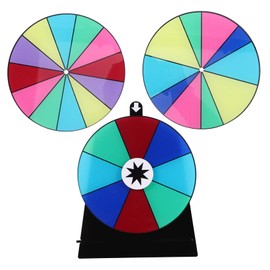 FELTECHELECTR Multipurpose Decision Wheel Toy Portable Roulette Wheel Set for Contests Lucky Giveaways and Team Challenges