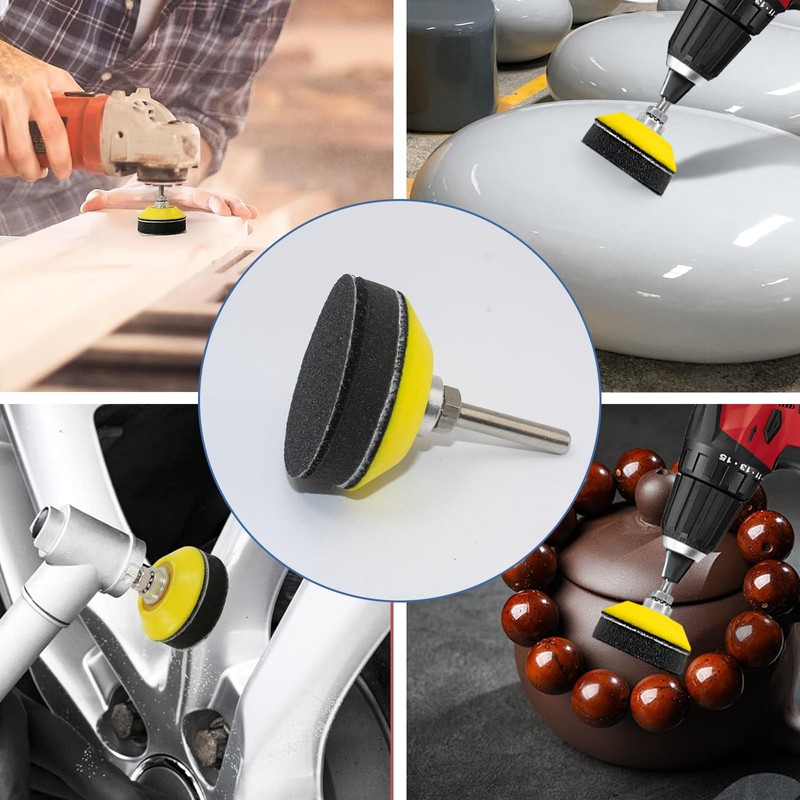 FEIHU 50mm Sanding Disc 320 Grit .50mm Hook and Loop