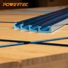 POWERTEC 71158-P4 48 Inch Double-Cut Profile Universal T-Track with Predrilled