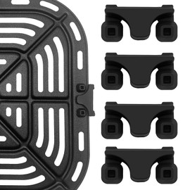 Air Fryer Rubber Bumpers, 4 Packs Air Fryer Replacement Parts for Instant Vortex Gourmia Cosori and other Air Fryers, Air Fryer Accessories Silicone Protective Feet Tips Tabs to Prevent Basket Damage