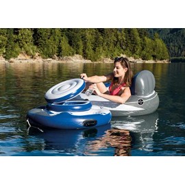 Intex Mega Chill, Enfriador Flotante Inflable, 35 De Diámet