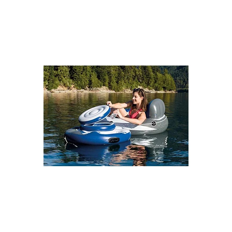 Intex Mega Chill, Enfriador Flotante Inflable, 35 De Diámet