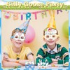 JIUJIUBER 24 PCS Silly Goose Party Paper Eyeglasses, Silly Goose